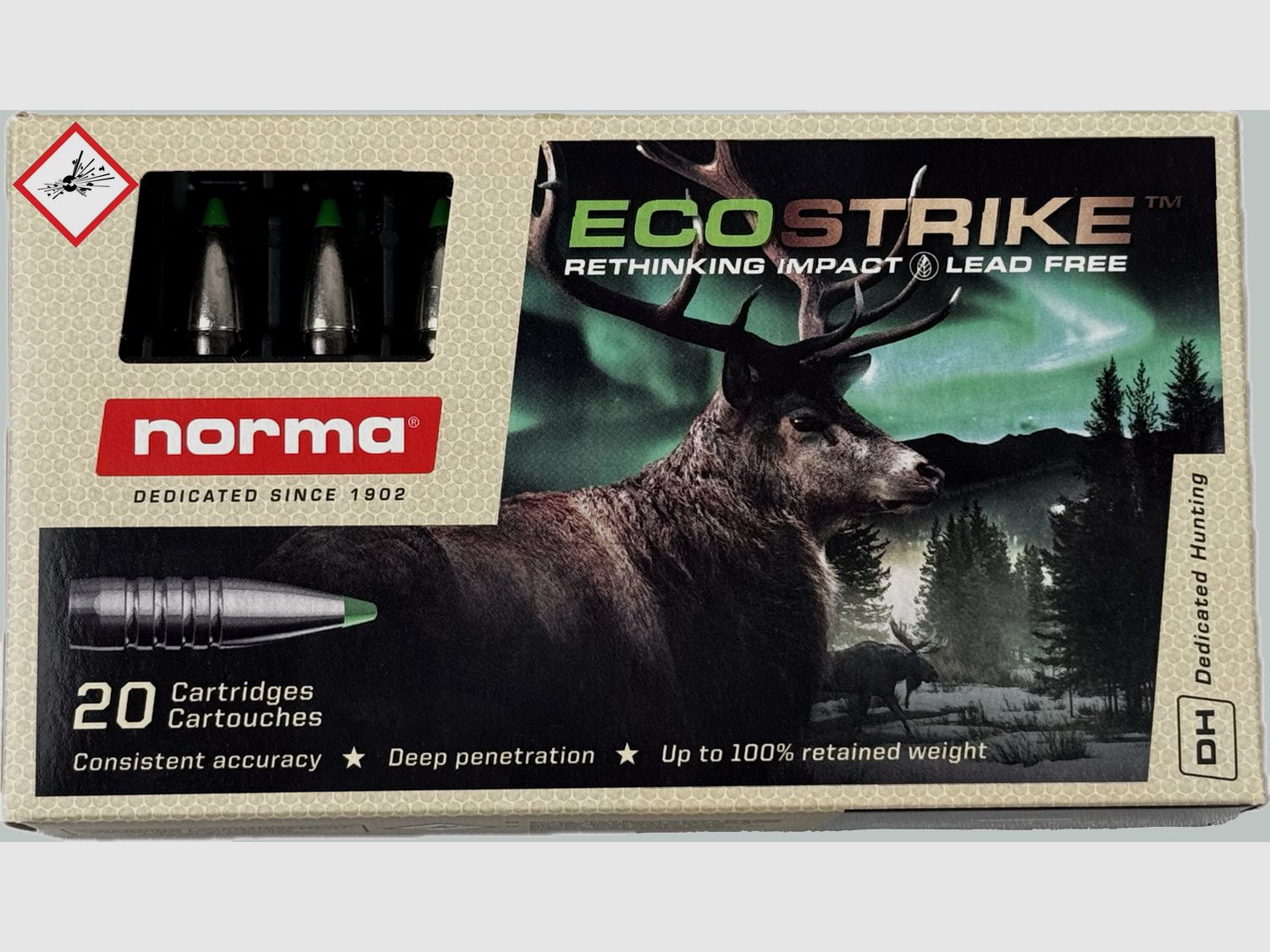 Norma ECOSTRIKE Silenciador Cal. .308 Win 150grs