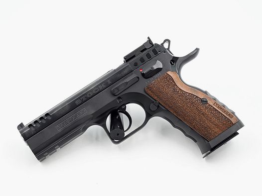 Pistole Tanfoglio Stock I, 9×19, DA/SA, Optic Ready, verstellbare Kimme