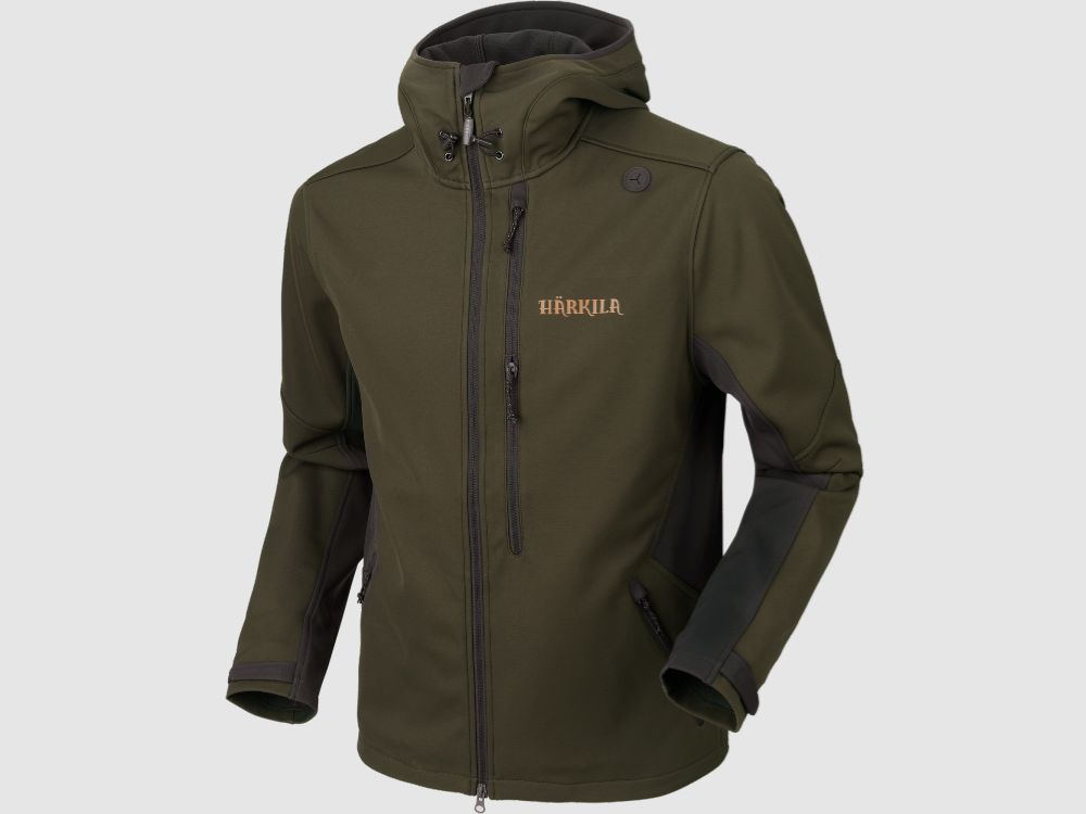 Härkila Lagan jacke Willow green/ Deep brown Größe: 46