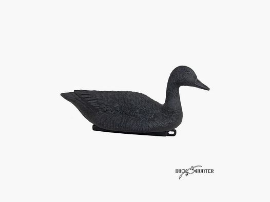 Schwarze Schwimmgansform
