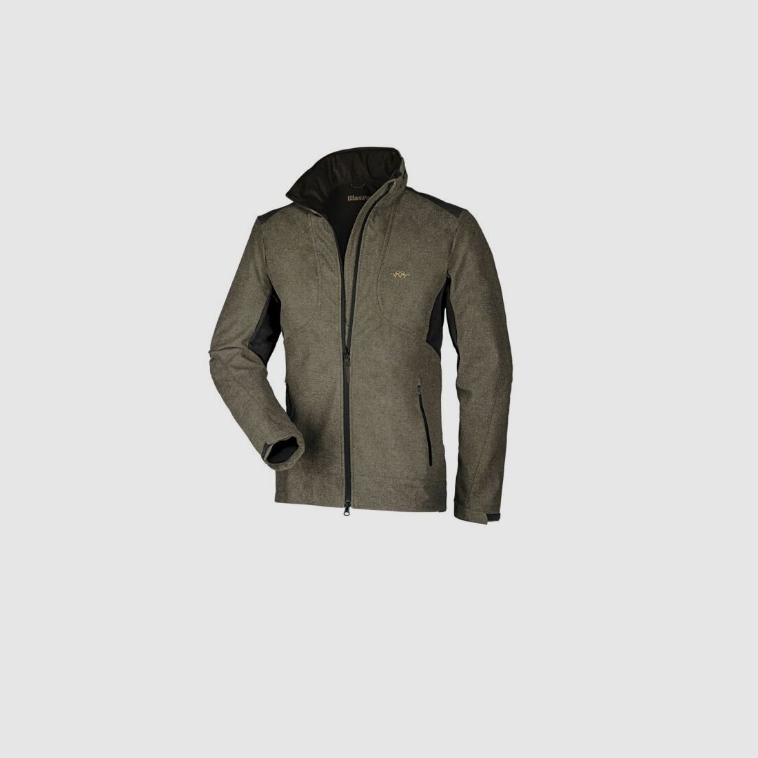 ALT Blaser VINTAGE Softshell Jacke Herren olive mélange/schwarz