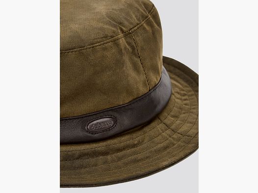 Dubarry Macreddin Wax bucket hat - Olive
