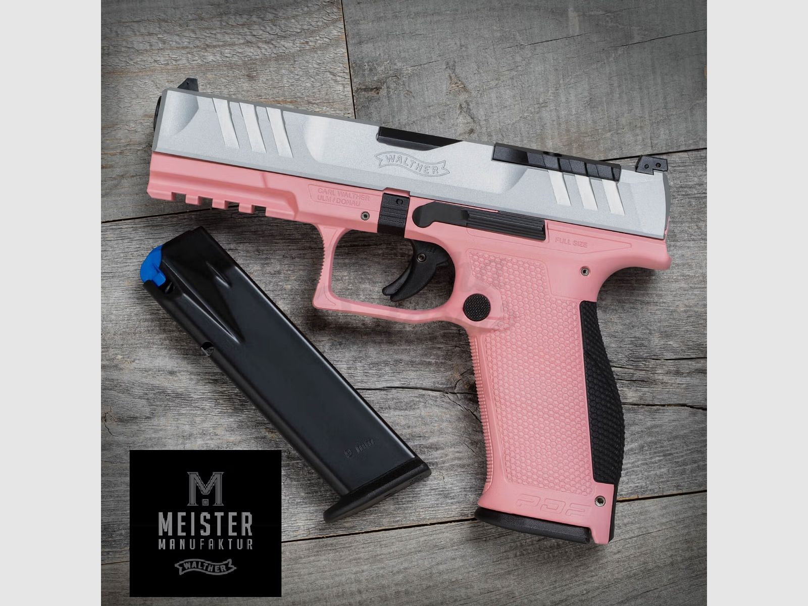 Walther Pistole PDP F-Series 3.5″ Bright Pink – 9 mm Para