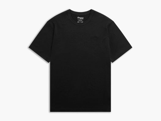 Bergans Logo Merino T-shirt Męskie Dark Shadow Grey L