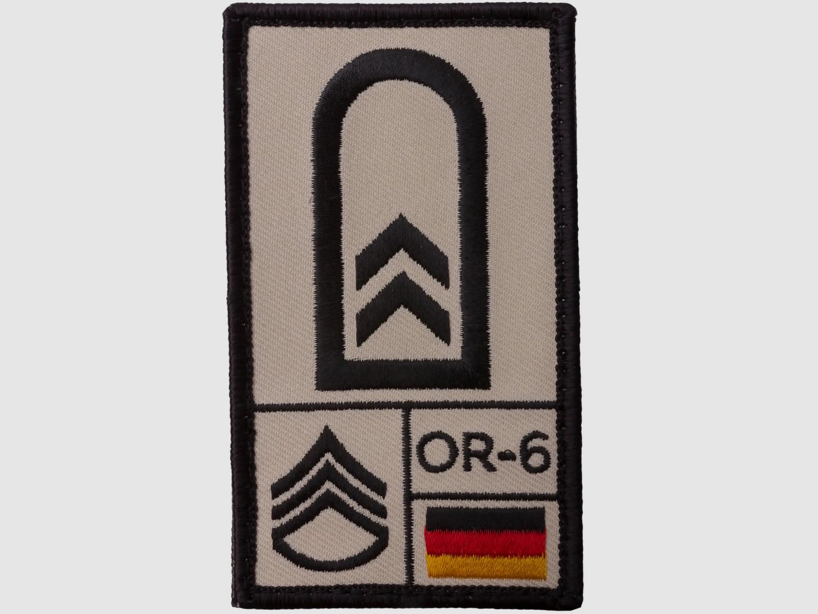 Café Viereck Café Viereck Rank Patch Oberfeldwebel sand
