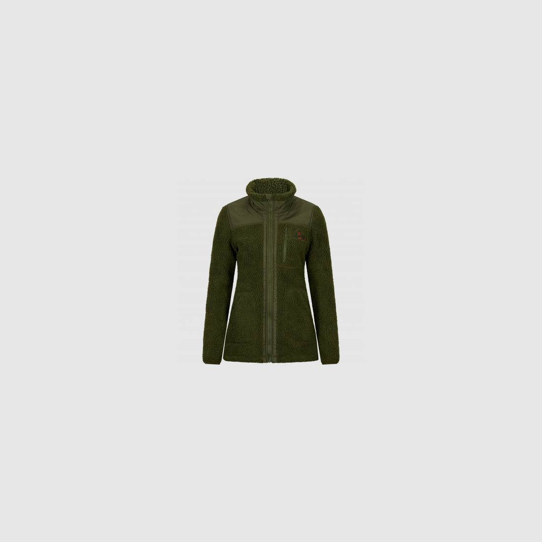 il Lago Red Level Faserpelzjacke Cumbria Damen, beheizbar (Oliv) | 2XL