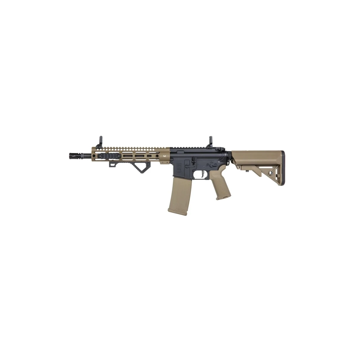 SA M4 Carbine M-LOK (SA-P20 PRIME™ Aster II ETU BLDC™) Softair Gewehr Frei ab 18 – Schwarz/Tan -F-