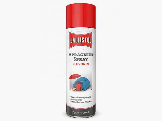Spray impermeabilizante Ballistol Pluvonin 500ml