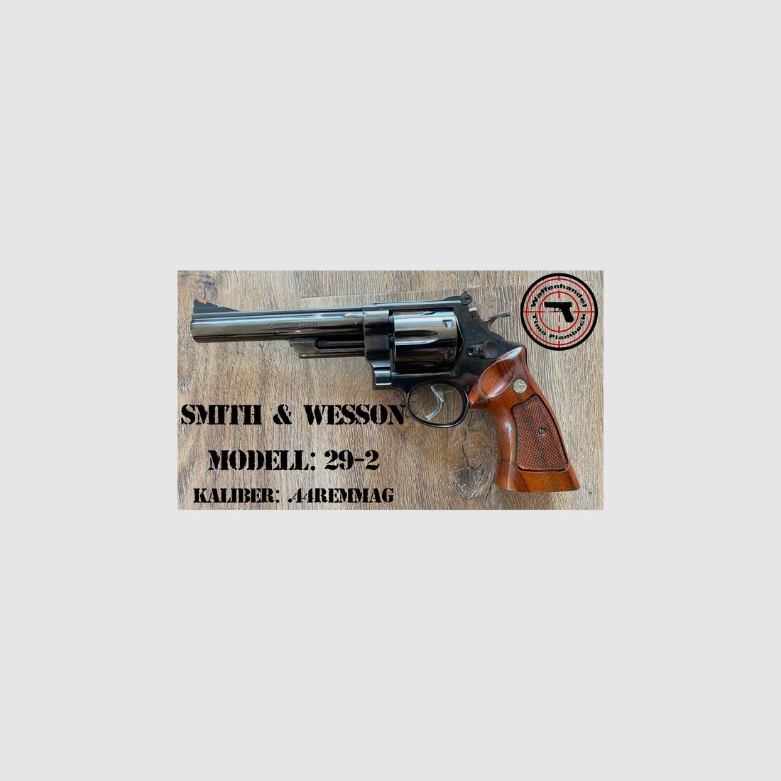 Dirty Harry Revolver Smith & Wesson 29-2 mit 6"-Lauf im Kaliber .44RemMag