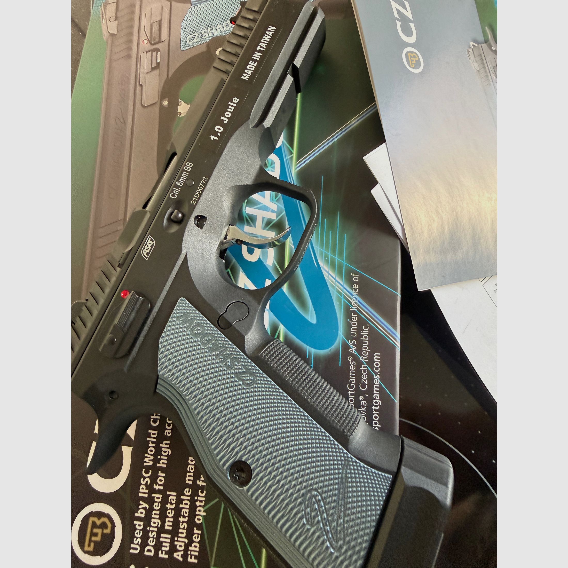 Airsoft CZ Shadow 2 6mm BB co2 Blowback