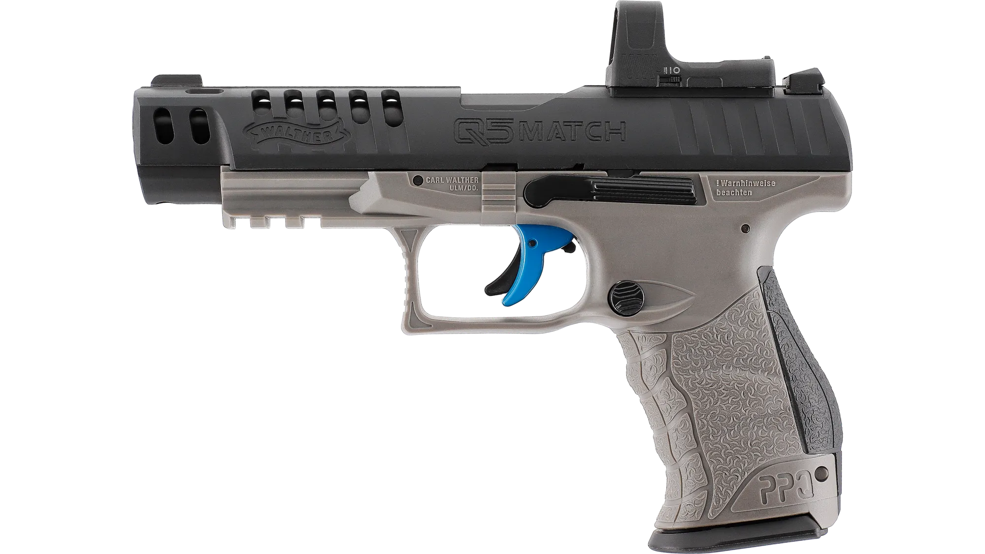 Walther Q5 Match 5″ Combo Set Tungsten-Gray, 21 Schuss, Bild 1 von 2