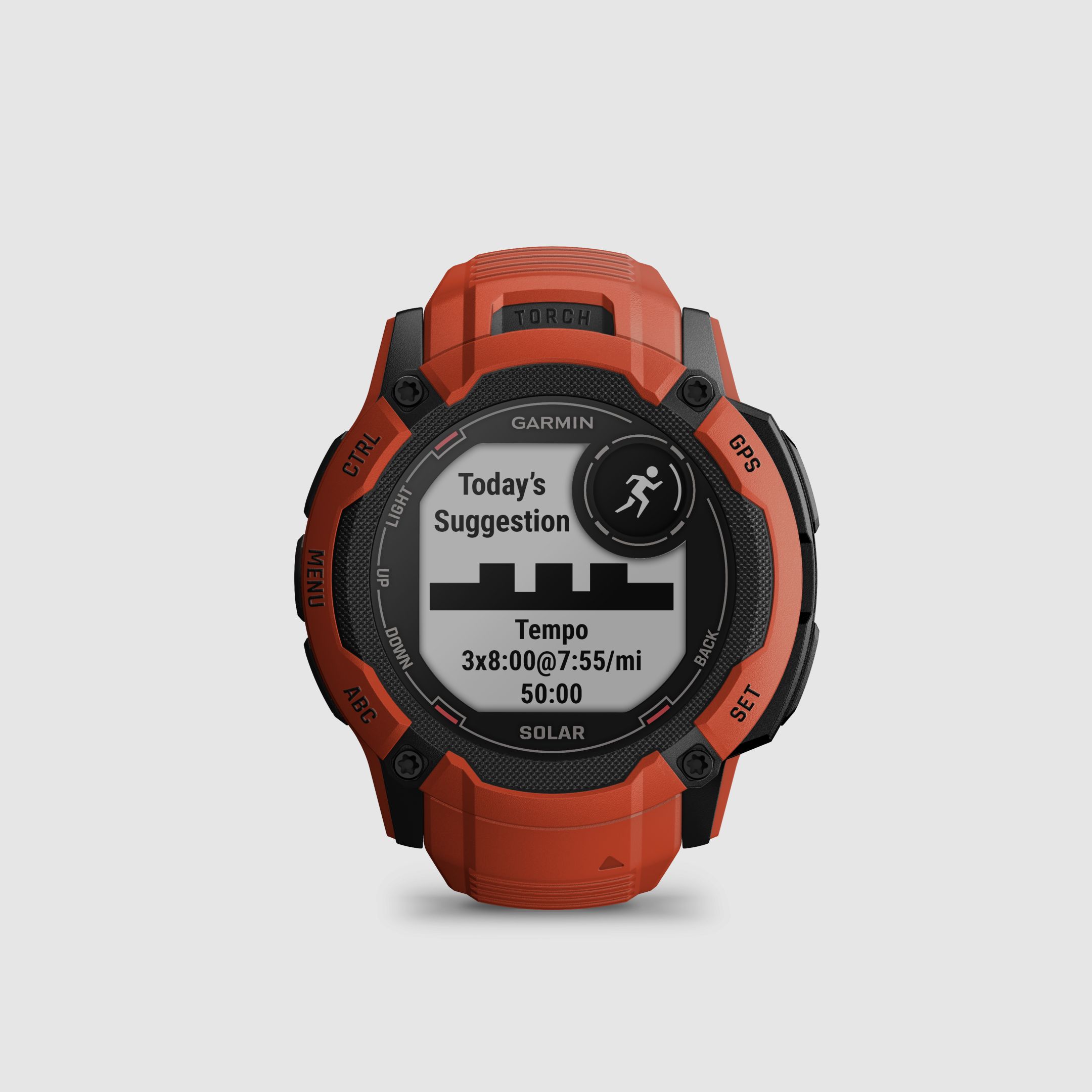 Garmin Instinct® 2X Solar, Rojo