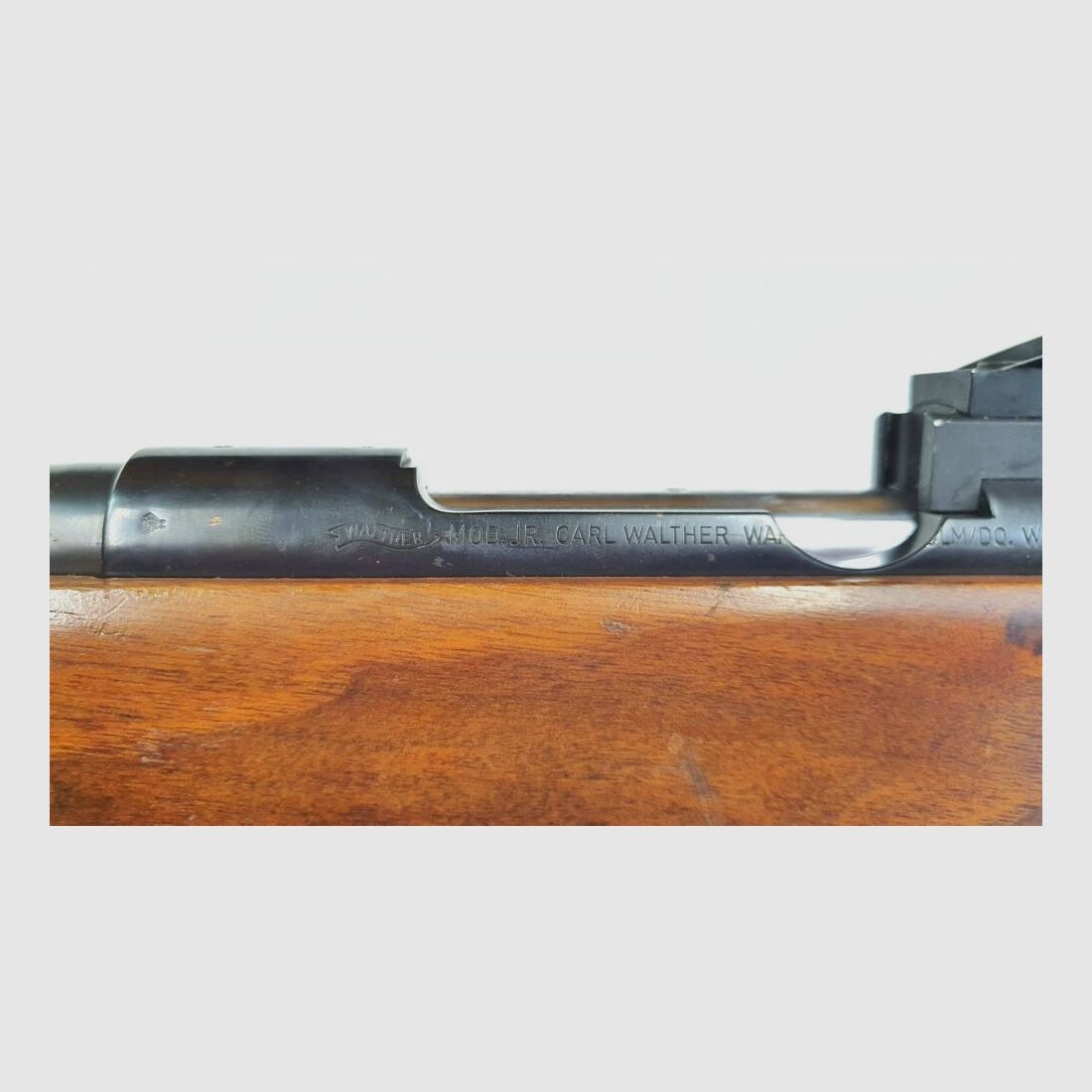 Walther !!Sammlerstück!! Einzelladerbüchse, Walther JR Biathlon im Kaliber .308Win mit Diopter