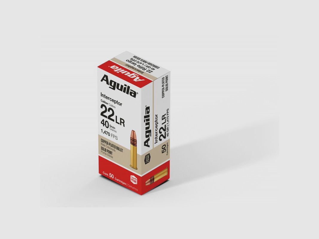 AGUILA 22LR INTERCEPTOR 40GR X50, immagine 1 di 2