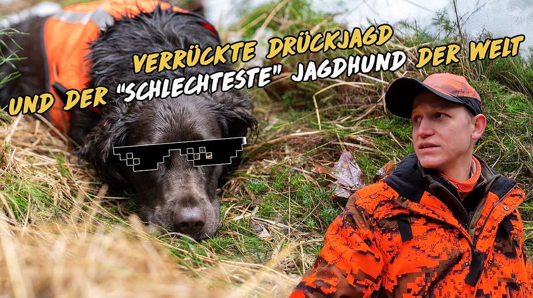 Verrückte Drückjagd und der "schlechteste" Jagdhund der Welt