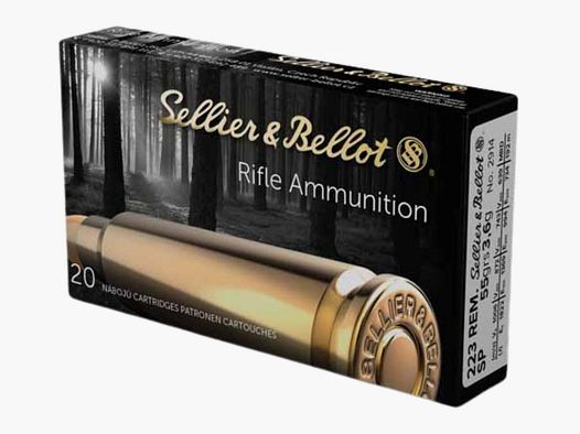 Sellier & Bellot .223Rem Teilmantel 3,6g - 55gr.