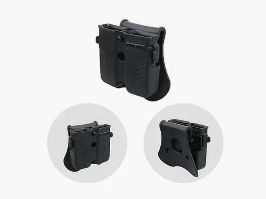 Vector Optics GPPD-01 Pochette de chargeur (Clip de ceinture) pour 9mm, .40 et .45