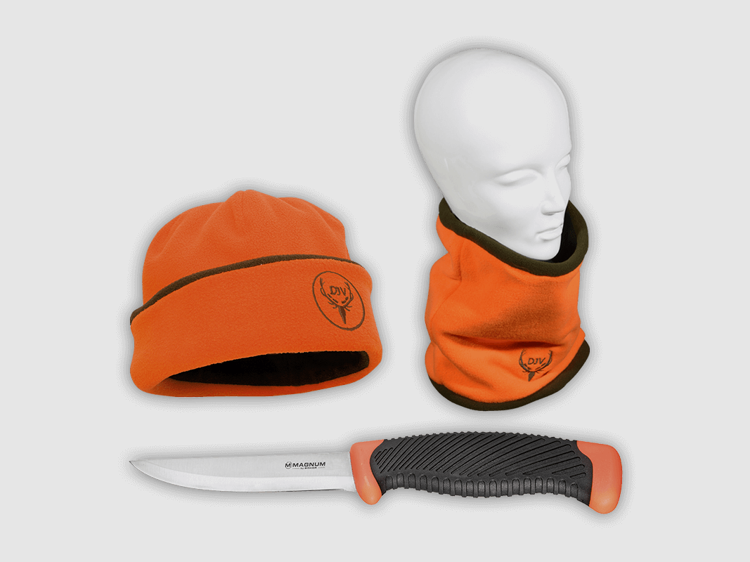 DJV Drive Hunt Set 1 (Hat, Neck Warmer, Knife)