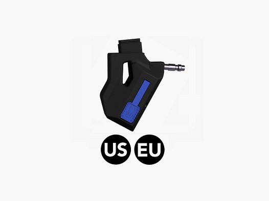 Adapter 60D HPA Magazin M4 für Hi-Capa-Serie Blau