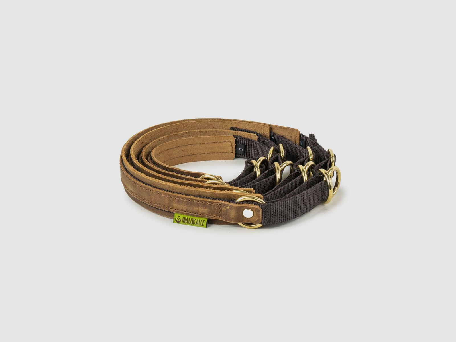 Leash Stop Collar "Bremso", Brown
