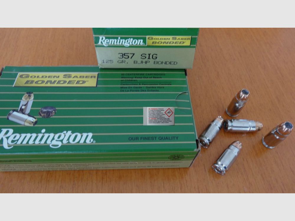 Remington REMINGTON GOLDEN SABER BONDED .357 SIG. 125 GR, Bild 1 von 2