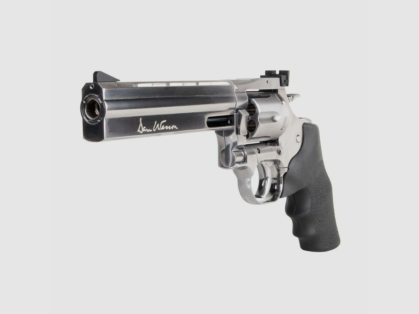 Dan Wesson 715 6" Silver 4.5mm BB Air Pressure CO2