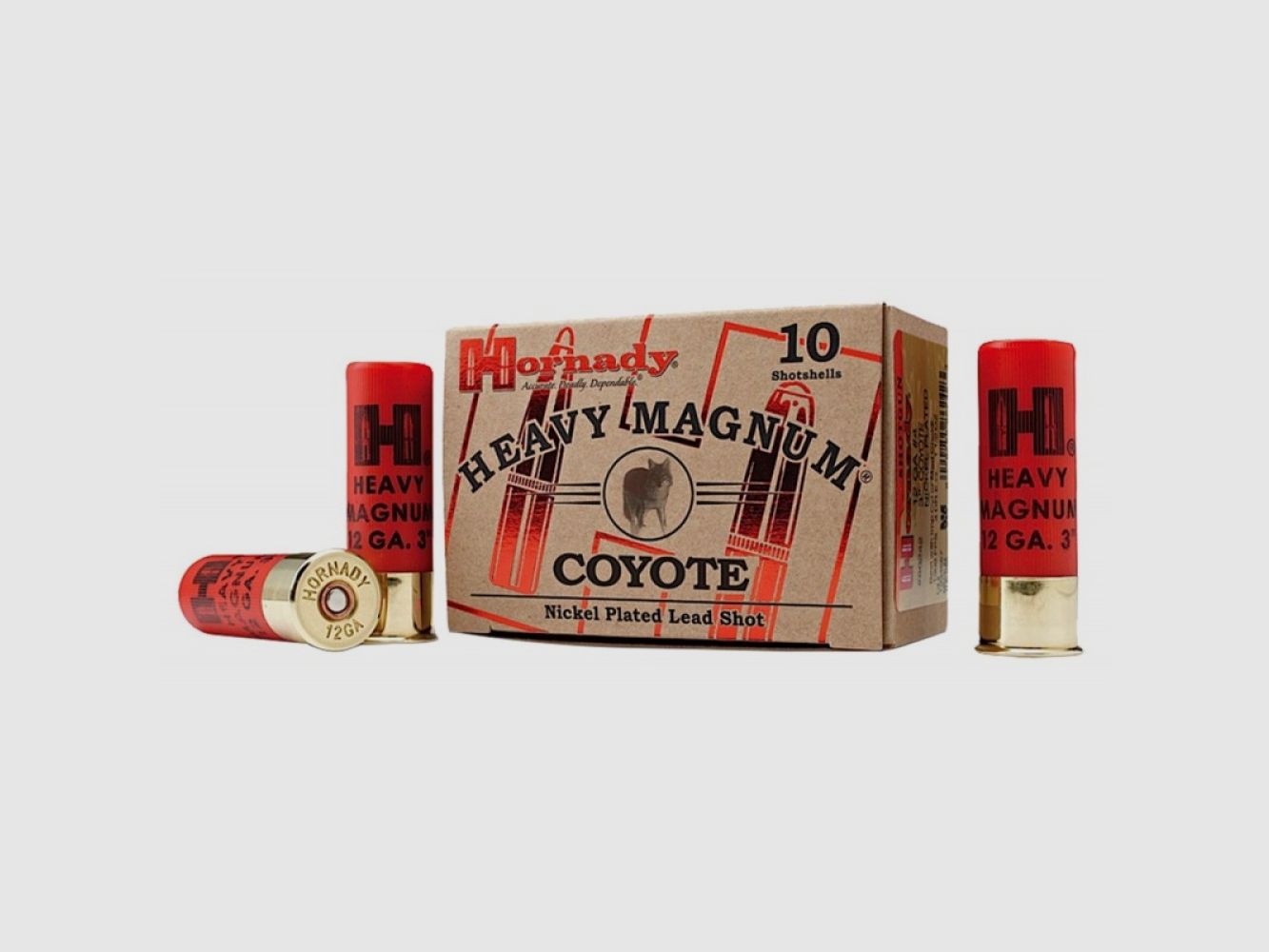 12/76 Hornady HEAVY MAGNUM® 00 NICKEL VE10