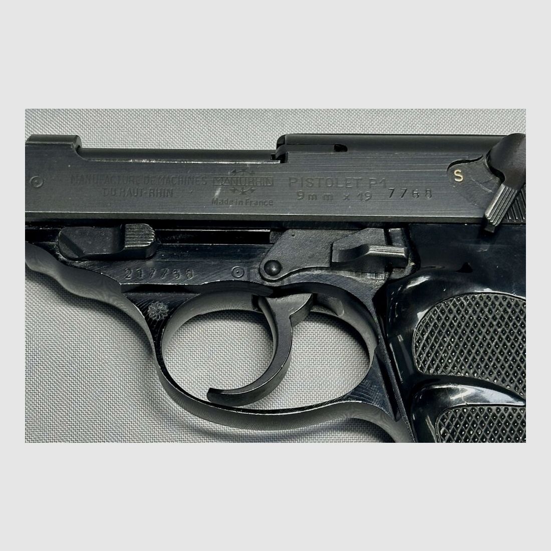 Manurhin P1 de la police de Berlin incl. documents 9mm Luger, image 4 sur 5