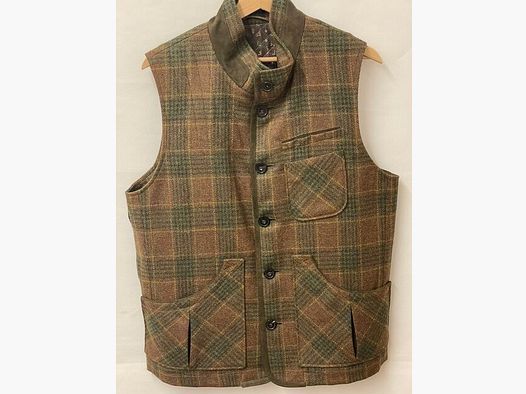 Gilet Loden Habsburg Kerscheneck a Quadri