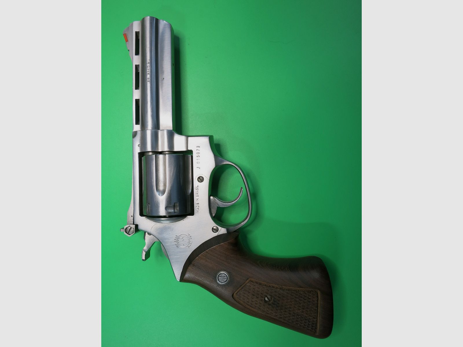 Rossi Interarms Edelstahl Revolver M851, .38 Special, 6 Schuss, DA/SA, Amadeo-Rossi M-851, Fallenjagd #17