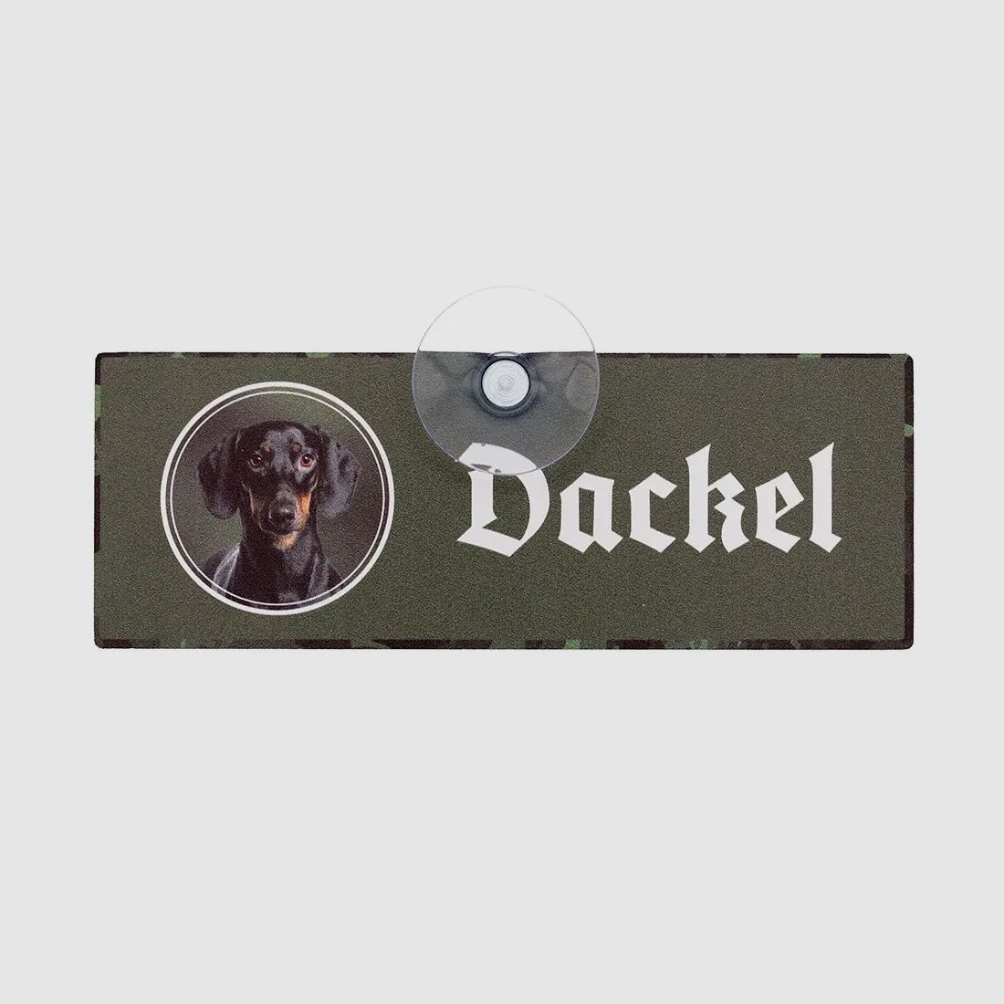 Wilde Hilde Autoschild Korthaardackel