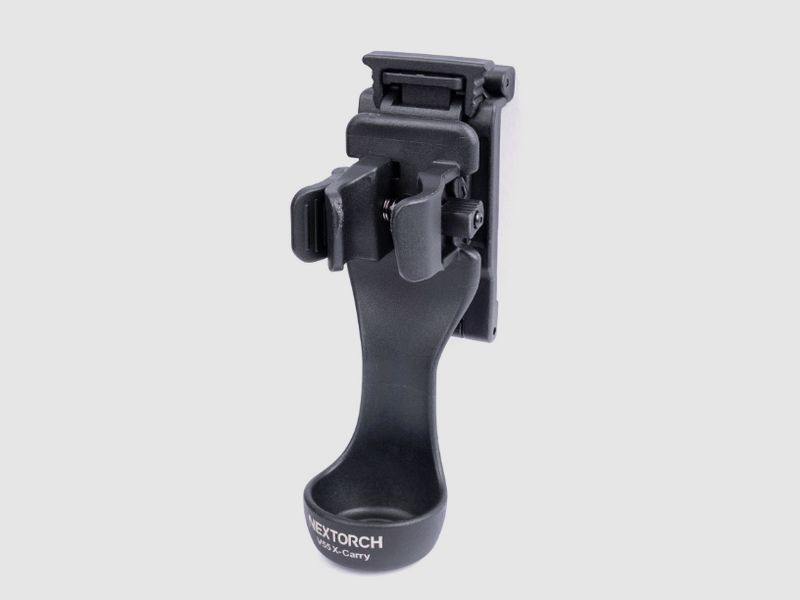 NEXTORCH V55L (LARGE) TAKT. TASCHENLAMPEN HOLSTER - 360 GRAD DREHBAR, SCHNELLVERSCHLUSS, GÜRTEELCLIP