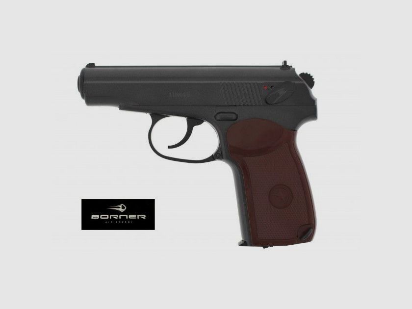 Borner PM49 CO2 Pistole 4,5mm Stahl BB