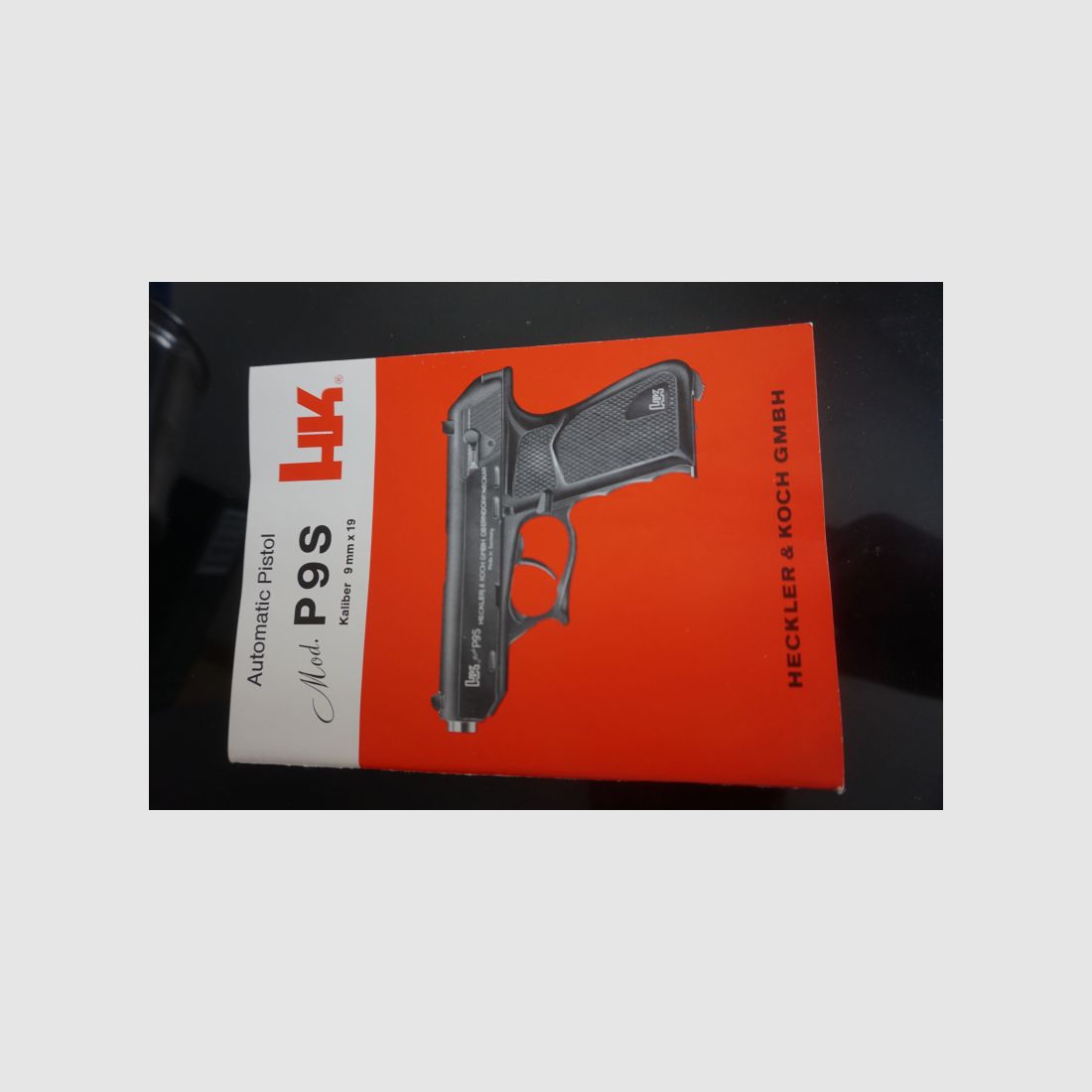 Heckler&Koch original P9S Manual von FEB 1980Englisch/Spanisch/Fanzösisch