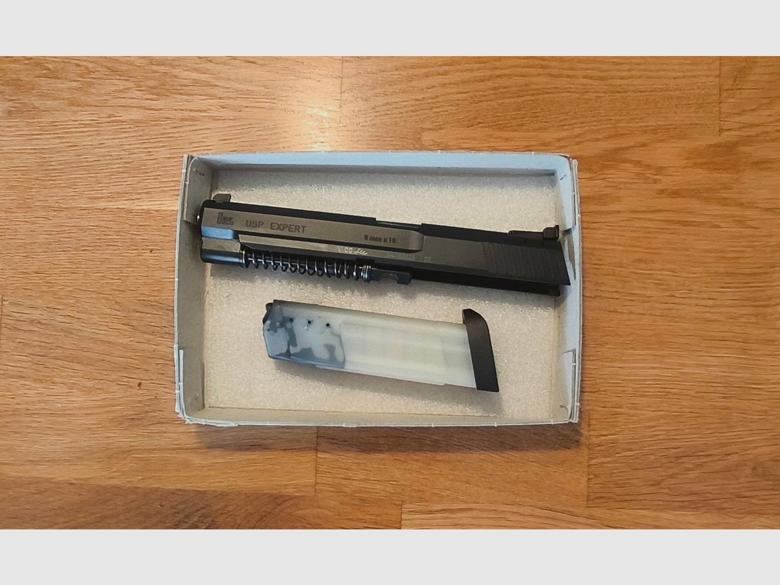 Heckler USP Expert .45 mit Wechselsystem 9mm und Merkle Abzug