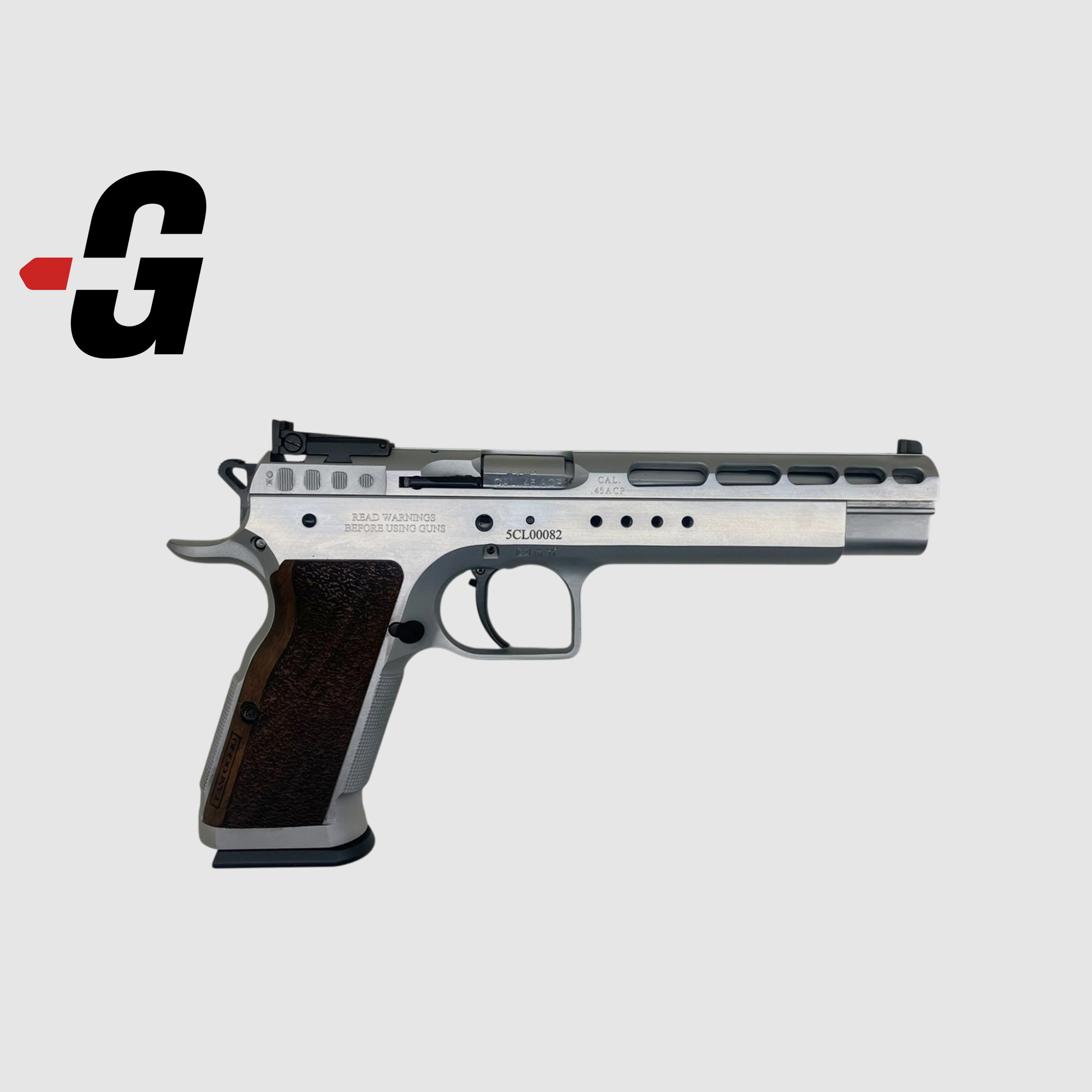 Pistolet TANFOGLIO GOLD MATCH cal.45 ACP d’occasion, image 2 sur 2