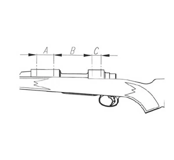 Szyna Weaver Sabatti Rover Long RECKNAGEL 57050-0175, zdjęcie 2 z 2
