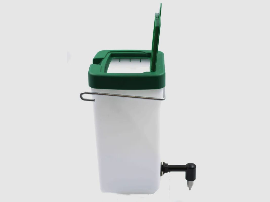 Abreuvoir lapins pipette PVC 1L fixation cage, image 3 sur 8
