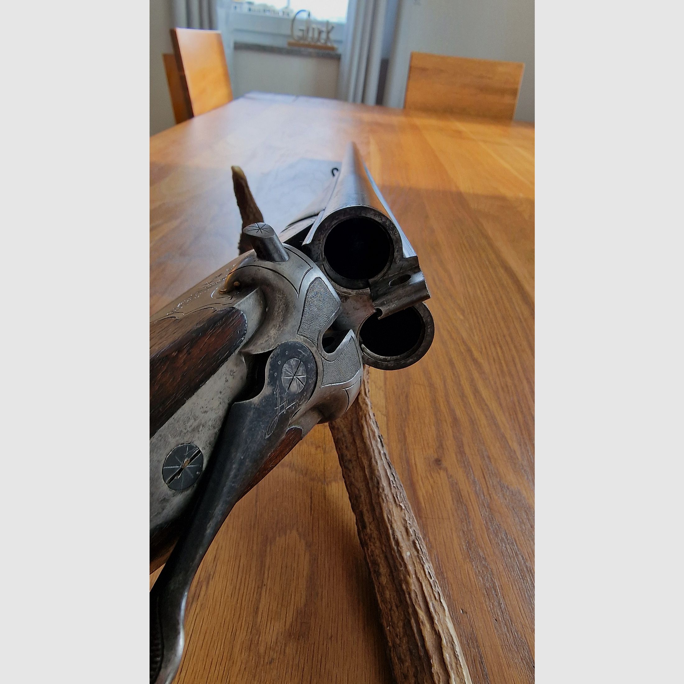 Doppelflinte Querflinte Simson Suhl 16/70