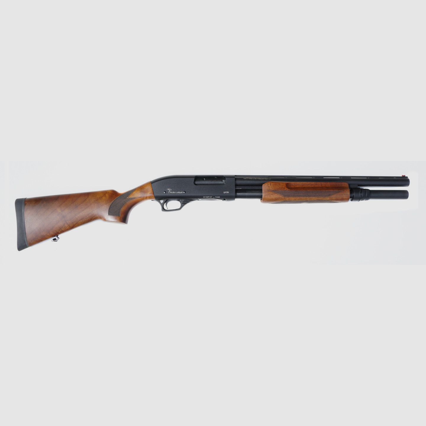 Shotgun PASA ARMS Qaton-S07 18.5" 6+1 12/76 Wood Black