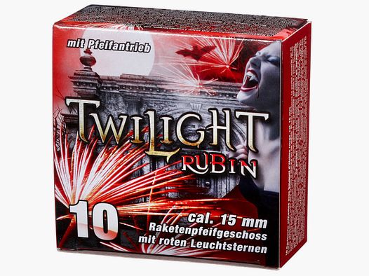 Umarex 4.1588 Twilight Rubin Raketenpfeifgeschosse mit rotem Leuchtstern Pyrotechnik Pyro