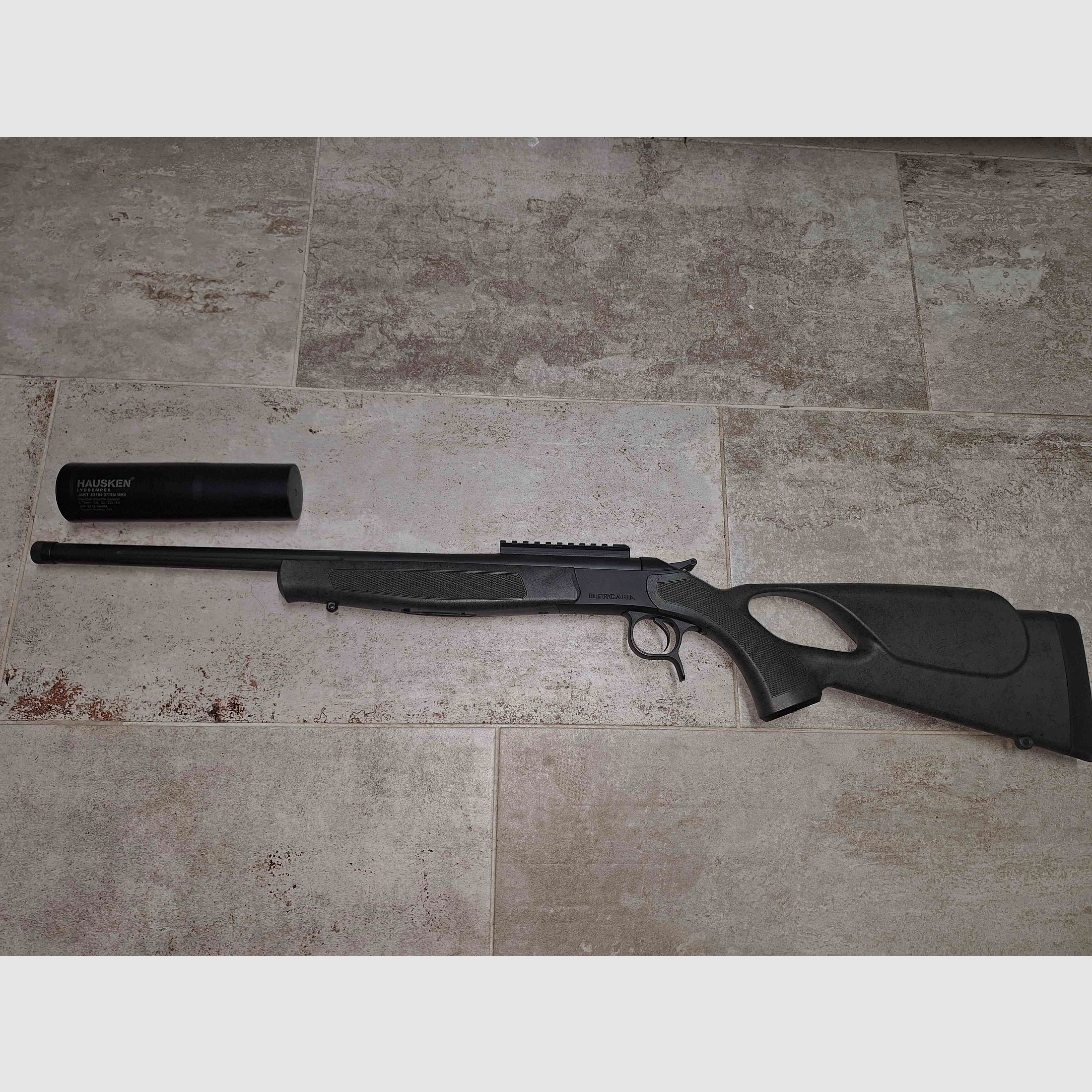 Bergara rifle de cerrojo BA 13 TD TH Green .223 Rem incluido silenciador Hausken Xtrem MK2