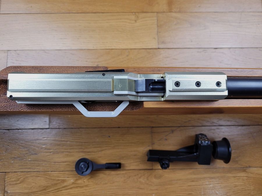 Rara carabina di precisione Walther UIT-E MATCH – grilletto elettronico – livella a bolla diottra – come nuovo, immagine 23 di 32