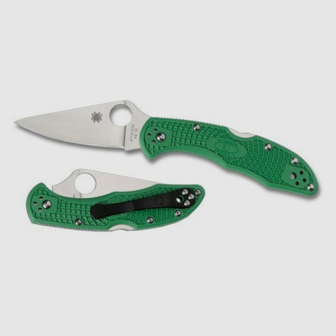 Nóż Spyderco Delica 4 FRN prosta klinga Zielony, zdjęcie 3 z 3