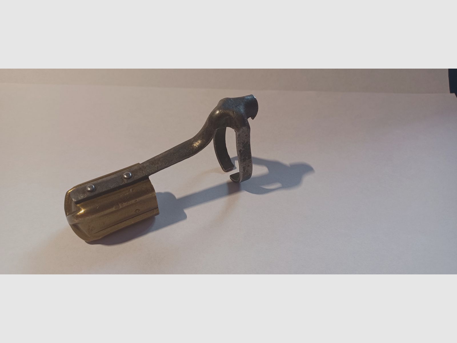 Brass muzzle protector for Schweizer Gewehr Mod. 96-11