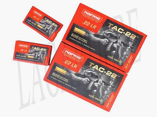 NORMA TAC-22 LRN 40 GRS(CARTOUCHE A BALLE)