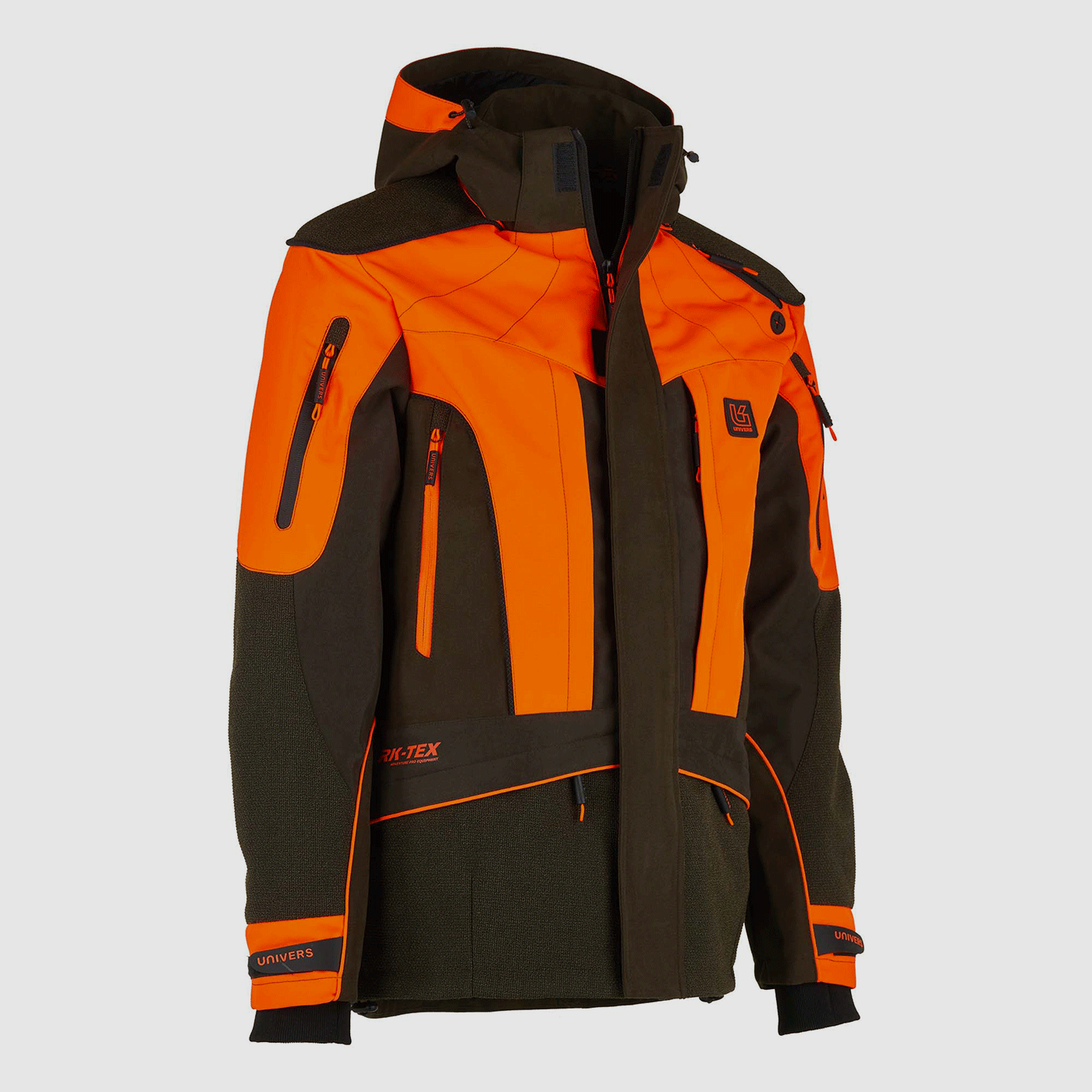 JACKET – UNIVERS – HUNTING MERANO MICROFIBER U-TEX Green/Orange, image 4 of 6