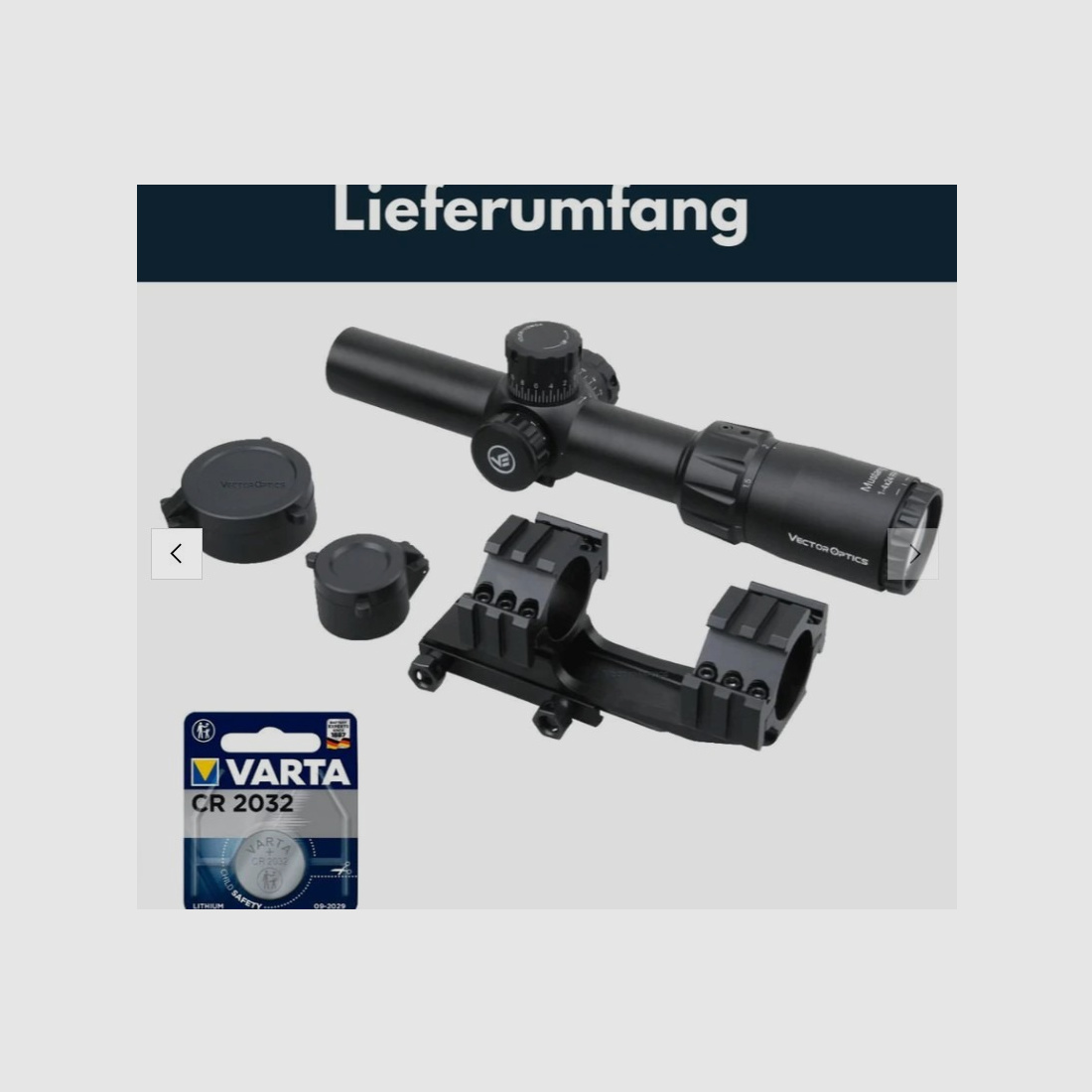 Vector Optics SCFF-36 Mustang Zielfernrohr 1-4x24 FFP