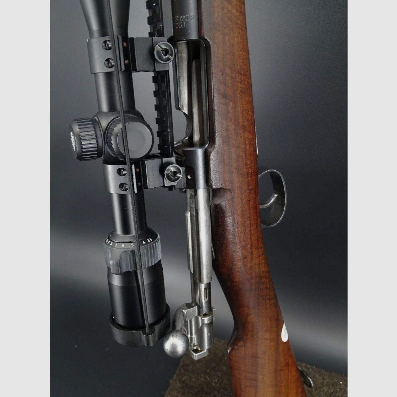 M96 Schwedenmauser Kaliber 6,5x55 ZF Nikon PR51 3,5-14x50 M96 mit ZF Leuchtpunkt