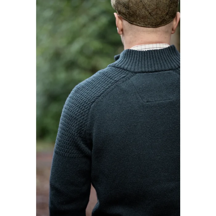 Sweter Harkila Vincent merino half zip - Dark navy (106085001), zdjęcie 5 z 7